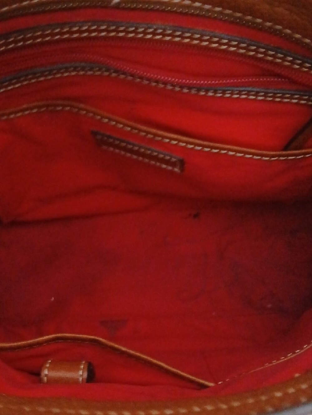 Dooney & Bourke Brown Pebbled Leather Tote with Front Pocket - Picture 9 of 9